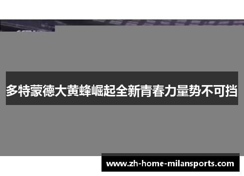 多特蒙德大黄蜂崛起全新青春力量势不可挡